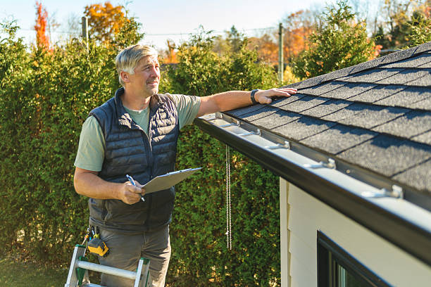 Professional Roofing technician working in Midway, NC